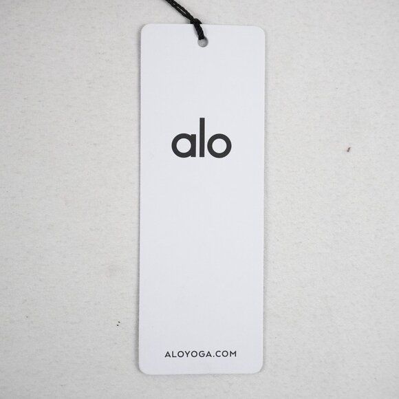 ALO Yoga Cropped Serenity Coverup Mock Neck Sweater in Light Cocoa Size M (NWT) - Picture 3 of 5